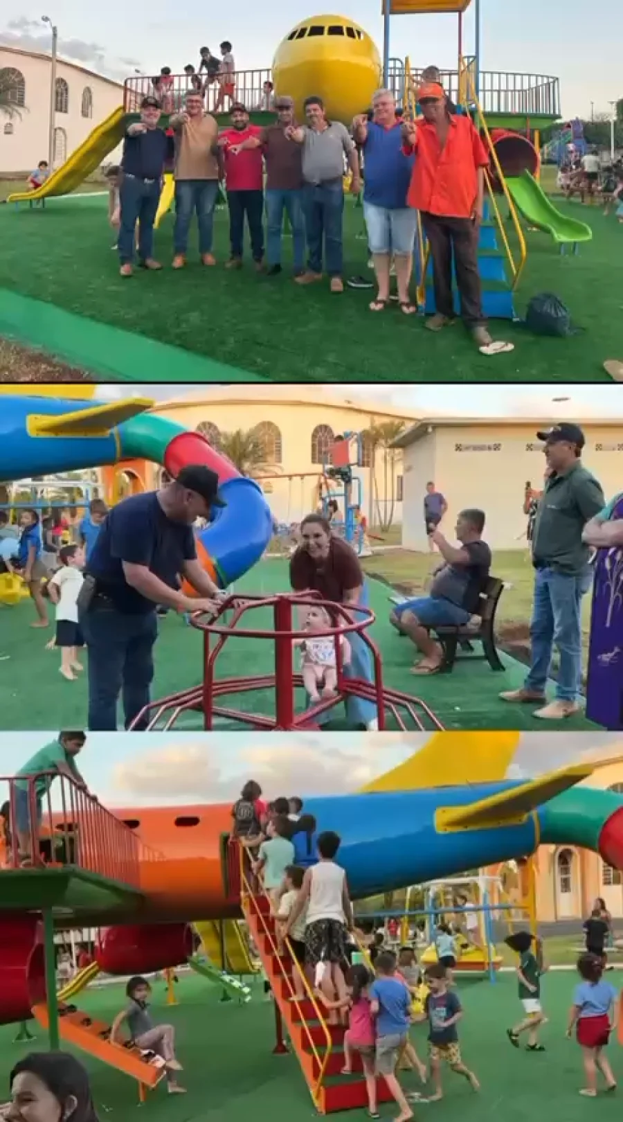 Prefeitura de Cruzmaltina entrega  “parquinho do vião” e celebra mais um marco no desenvolvimento da cidade 
